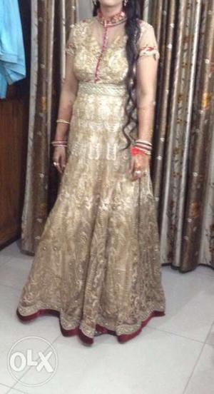 Party gown designed by Mehar