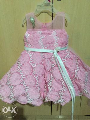 Party wear frock free shipping used only few