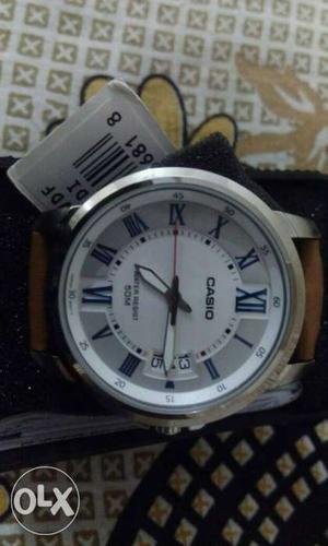 Round Silver Casio Roman Numerical Watch - Purchase date