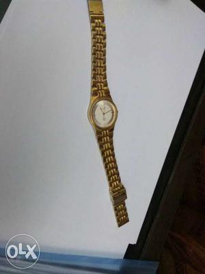 Sonata watch,stainless steel,water resistant