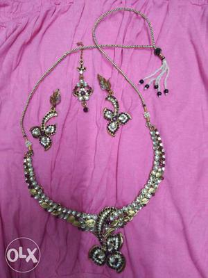 Two heavy party-wear traditional jewellery sets