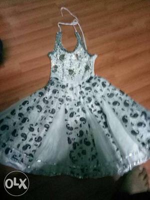 Very pretty frock size  nice colour call me