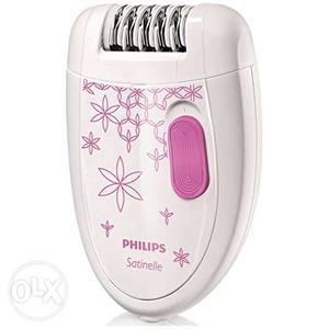 White And Pink Philips Satinelle