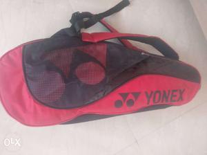 Black And Red Yonex Bag