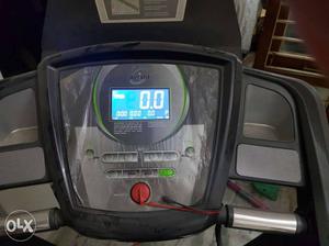 Black And Silver Gym Equipment Monitor