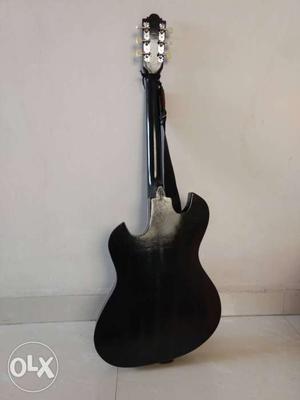 Black Wooden Guitar