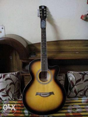 Brand new acoustic guitar only 2days used with