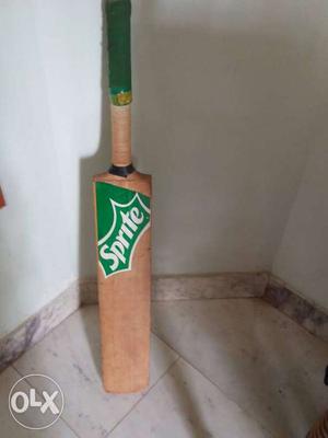 Brown And Green Sprite Cricket Bat