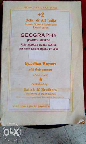 Cbse +2 geography sample question papers with