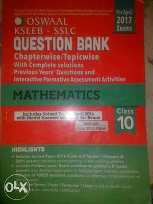 Question Bank MAthematics Book