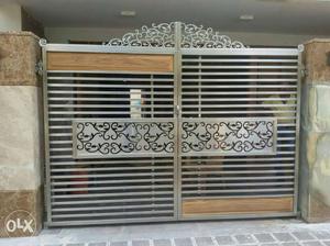 Stainless Steel Floral Gate