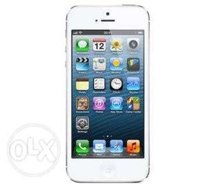 Iphone 5 64 Gb white color with box and all