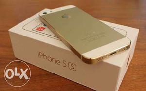 Iphone 5s gold 16 gb including charger and headphone