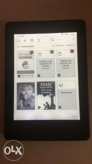 Kindle paperwhite with cover (unused)