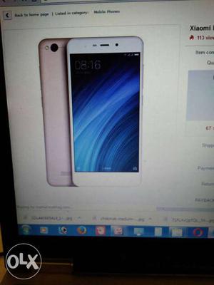 Mi 4a delivered on 2 nd may morning gold colour