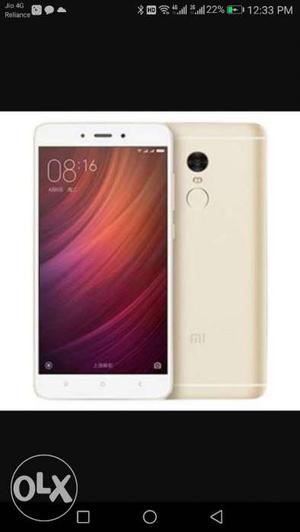 Mi note 4 gold colour available now