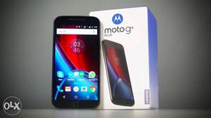 Moto g4 plus with bill box & earphone no charger fix