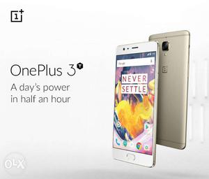 One Plus 3T soft gold 10 month warrenty is