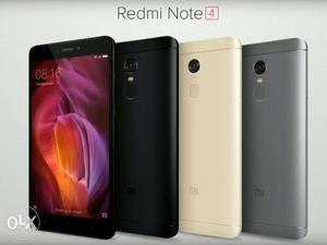 Redmi Note 4, Sealed Pack Redmi note 4, 32GB with 3GB Ram