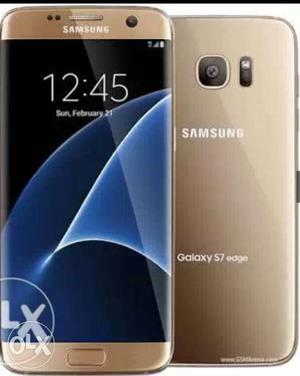 S7 edge gold 32 GB only Three Month old Awsum Condition with
