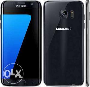 Samsung galaxy s7 edge; 128gb; black; with