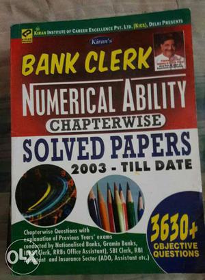 Bank Clerk Numerical Ability Chapterwise Book