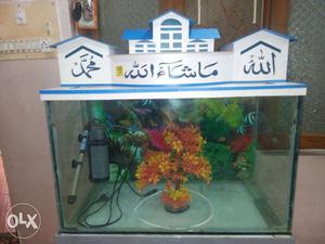 Fish tank with stand good in mint condition with