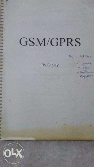 GSM and WCDMA used books