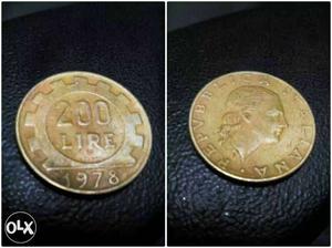 Old Italian coin.