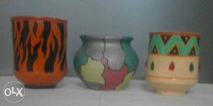 3 Flower Vases