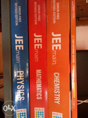 A JEE MAIN combo books for PCM, error free revised edition