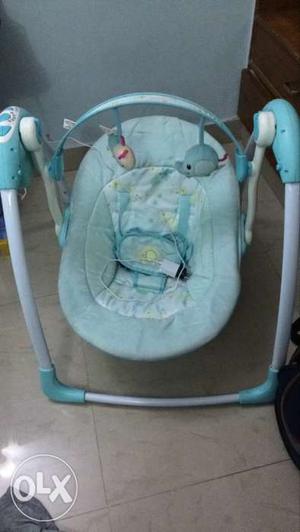 Baby swings electronic with music