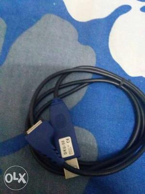 Black And Blue Coated HDMI Cable