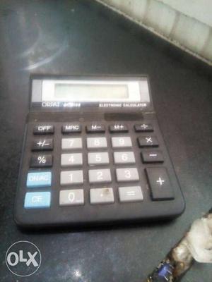 Black Desk Calculator