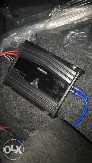 Black Kenwood Car Amplifier