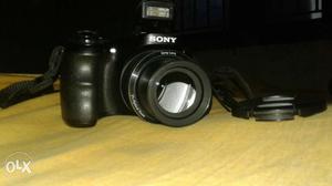 Black Sony Digital SLR nbr  five