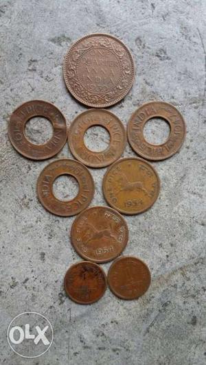 British india old coins