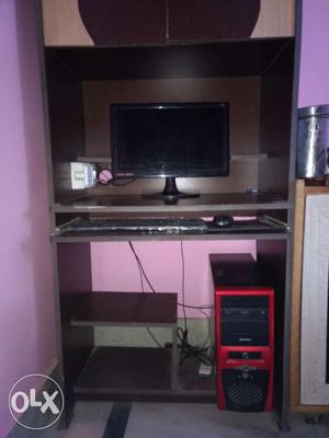 Computer which have monitor,CPU,mouse and