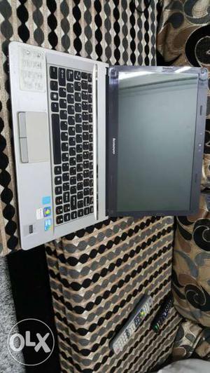 Gray And Black Lenovo Laptop Computer