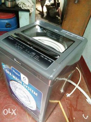 Gray Whirlpool Top Load Washer