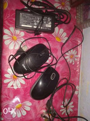 Laptop addapter,charger,2 mouse