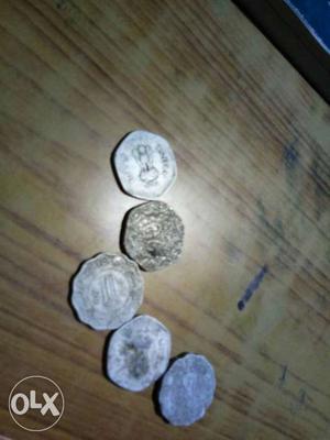 Old coins of 10paisa n 20paisa