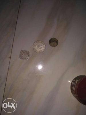 Three Silver Coins