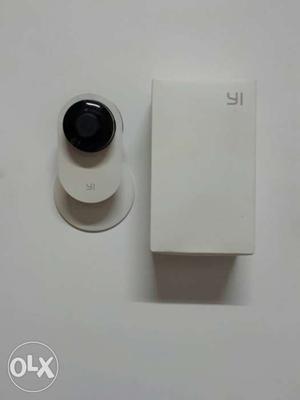 White And Black Yi Camera With Box