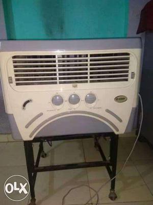 White And Purple Portable Air Cooler