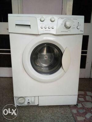White Front Load Washing Machine