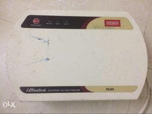 White Ultratech Electronic Voltage Stabilizer