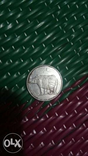 Yeh Hai Ek old coin Hai Indian 25 paisa year