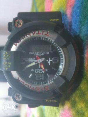 Black Adn Gray Digital Watch