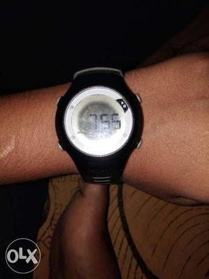 Black And Grey Digital Watch